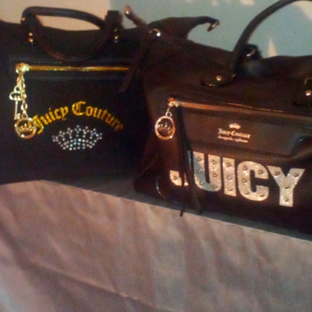 Juicy couture Carry all faux leather totes from los angeles, california